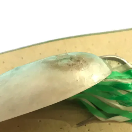 Hydro Lures Weedless Hydro Spoon UV, Blanc/Vert, 14g, Jupe UV, #5197