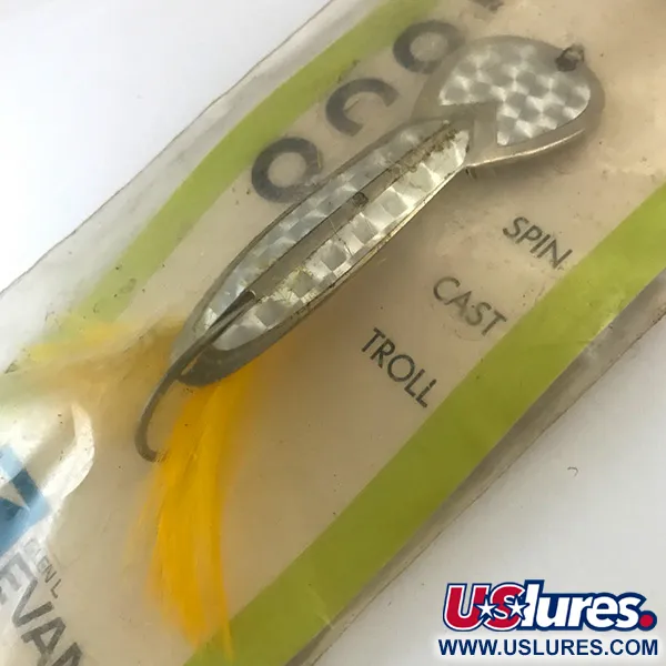 Glen Evans Weedless Loco Cuillère, Nickel/Hologramme/Jaune, 19g, #5200