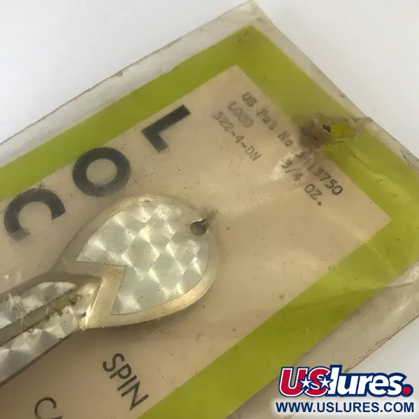 Glen Evans Weedless Loco Cuillère, Nickel/Hologramme/Jaune, 19g, #5200