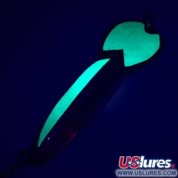 Glen Evans Loco 4. Cuillère, Nickel / Green Hologram, 23g, #5202