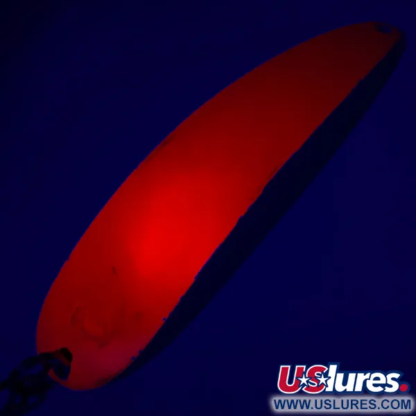 Eppinger Dardevle King Flutter Devle 3200 UV Cuillère, Rouge/Nickel, 9g, #5214