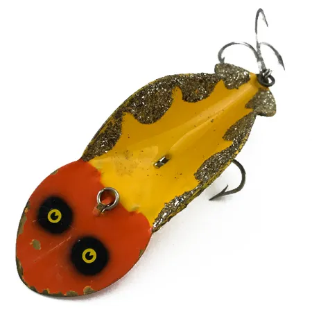 Buck Perry Spoonplug Cuillère, Jaune/Orange/Gris, 21g, #5220