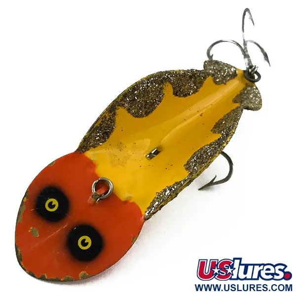 Buck Perry Spoonplug Cuillère, Jaune/Orange/Gris, 21g, #5220