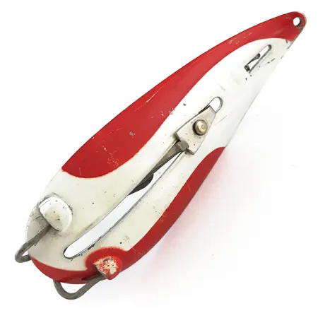 LARSON BAIT FISHTRAP Cuillère, Rouge/Blanc/Nickel, 17g, Anti-herbe, #5250