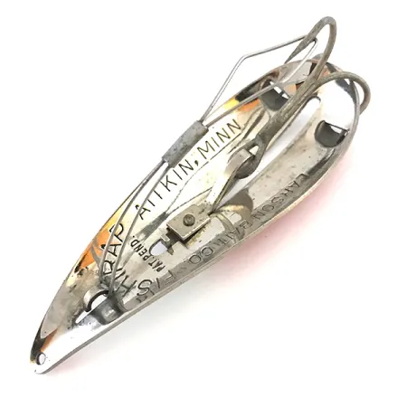 LARSON BAIT FISHTRAP Cuillère, Rouge/Blanc/Nickel, 17g, Anti-herbe, #5250