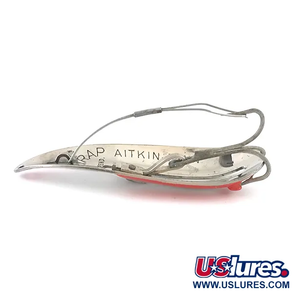 LARSON BAIT FISHTRAP Cuillère, Rouge/Blanc/Nickel, 17g, Anti-herbe, #5250