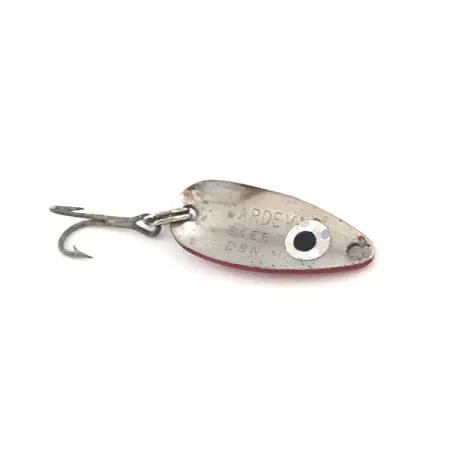 Eppinger Dardevle Skeeter Cuiller, Rouge/Blanc/Nickel, 2g, #5255
