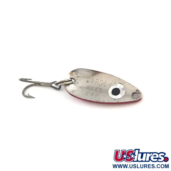 Eppinger Dardevle Skeeter Cuiller, Rouge/Blanc/Nickel, 2g, #5255