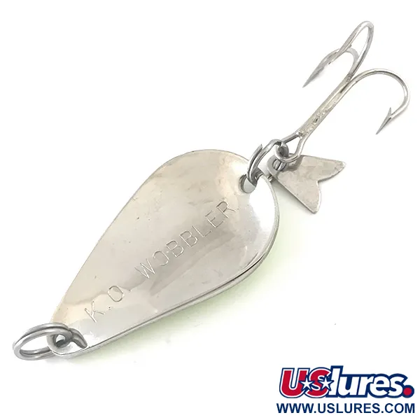 Cuillère Acme K.O. Wobbler UV, Nickel/Vert, 14g, Sonic Flipper, #5264