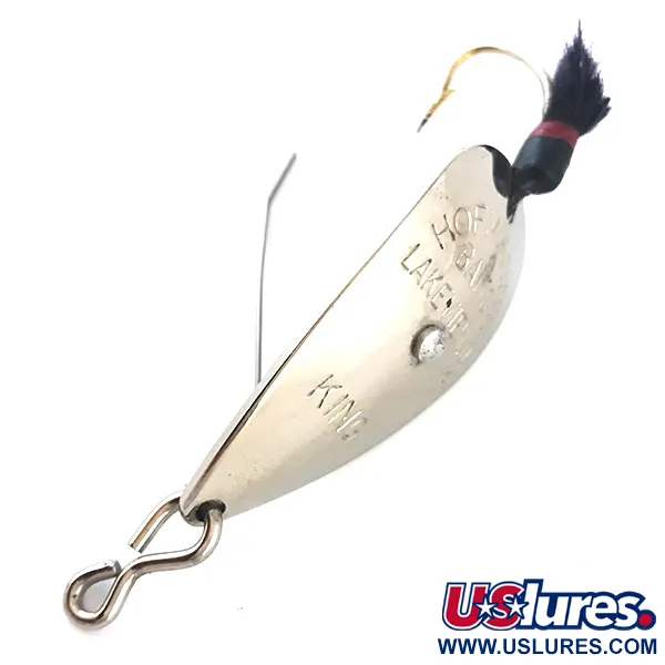 Hofmann’s Lures KING Cuillère, Nickel, 11g, anti-herbe, #5267