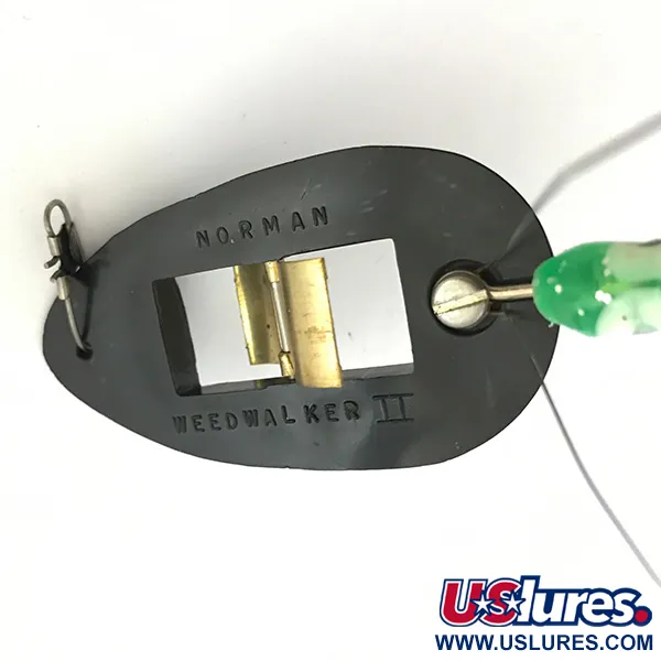 Norman Weedless Weedwalker Leurre Anti-herbe, Noir/Vert, 14g, #5274