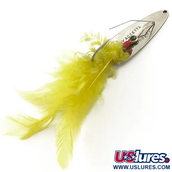 Tony Accetta Weed-Dodger Cuillère Anti-Herbe, Nickel/Jaune, 10g, #5284