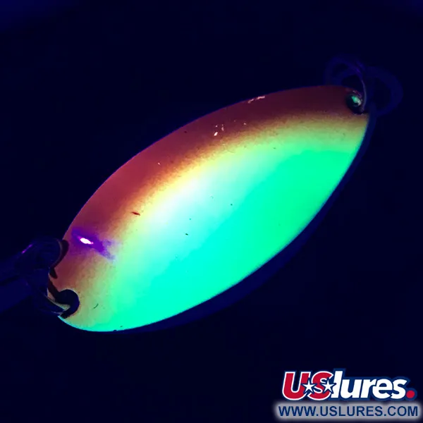 Little Cleo (Hula Girl) UV Cuillère, Jaune/Orange/Nickel, 18g, #5294