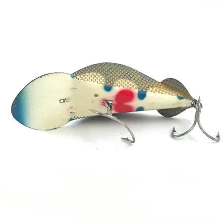 Buck Perry Spoonplug Cuillère, Bleu Clair, 21g, Motif Alvéolé, #5300