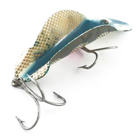 Buck Perry Spoonplug Cuillère, Bleu Clair, 21g, Motif Alvéolé, #5300