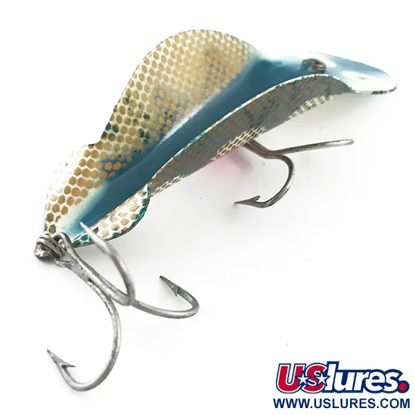 Buck Perry Spoonplug Cuillère, Bleu Clair, 21g, Motif Alvéolé, #5300