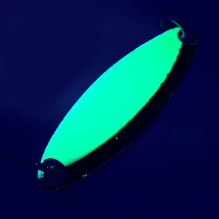 Cuillère Luhr Jensen Needlefish 1 UV, Chartreuse/Noir/Blanc, 2g, UV, #5343