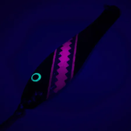 Trinidad Tackle OPTIMIZER Trolling Spoon UV, Noir/Rouge/Argent, 17g, #5346