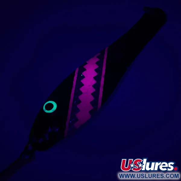 Trinidad Tackle OPTIMIZER Trolling Spoon UV, Noir/Rouge/Argent, 17g, #5346