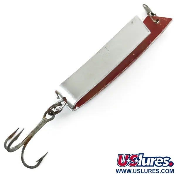 South Bend Super-Duper 509 Cuillère, Nickel / Rouge, 11g, U-Forme, #5350