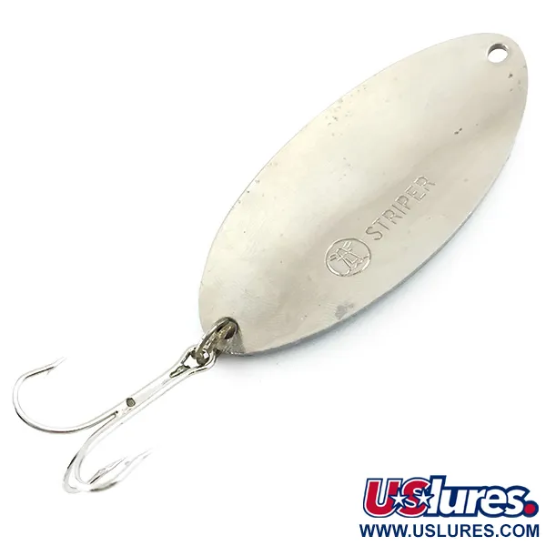 Atlantic Lures Striper Cuillère, Blue/Nickel, 28g, Nid d'abeille, #5351
