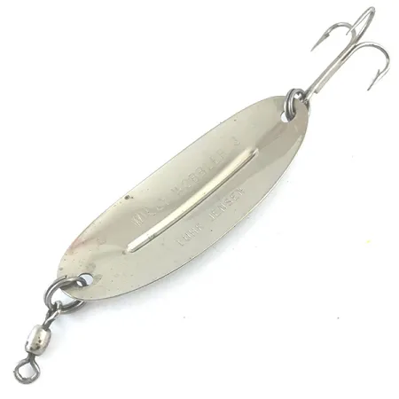 Williy Wobbler 3 Luhr Jensen Cuillère, Nickel, 9,5g, Vintage, #5352