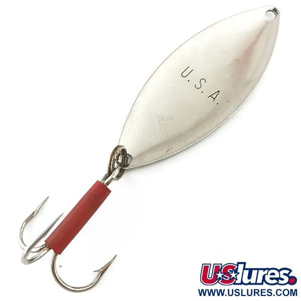 Mepps Spoon 3 Cuillère, Nickel, 13g, Gaine Rouge, #5362