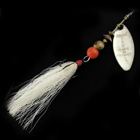 Mepps Aglia Long 0 Dressed Cuiller, Argent, 3g, Poil Chevreuil, #5373