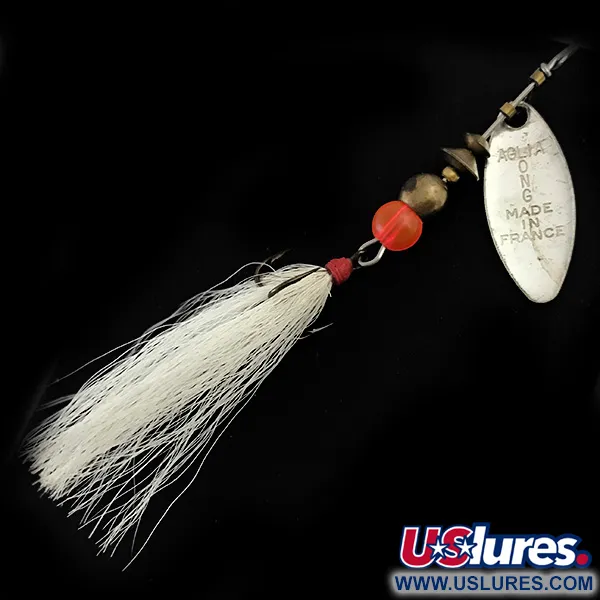 Mepps Aglia Long 0 Dressed Cuiller, Argent, 3g, Poil Chevreuil, #5373