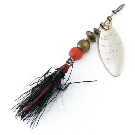 Mepps Aglia Long 0 Dressed Cuiller, Argent, 3g, Hameçon Paré, #5374