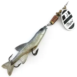 Mepps Aglia 3 Mino (with soft bait)