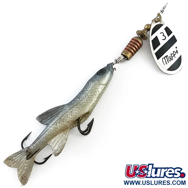 Mepps Aglia 3 Mino (with soft bait)