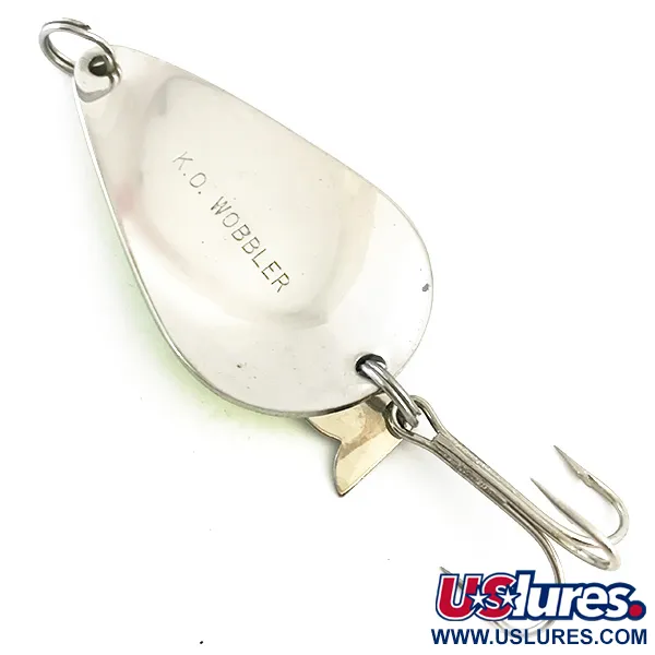Acme K.O. Wobbler UV Cuillère, Nickel/Chartreuse, 21g, UV, #5404