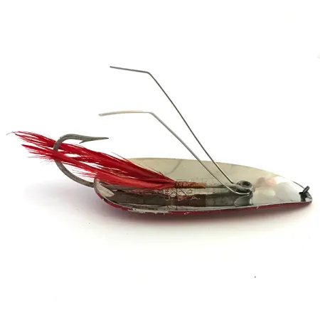Eppinger Weedless Dardevlet, Rouge/Blanc/Nickel, 19g, Anti-herbe, #5407