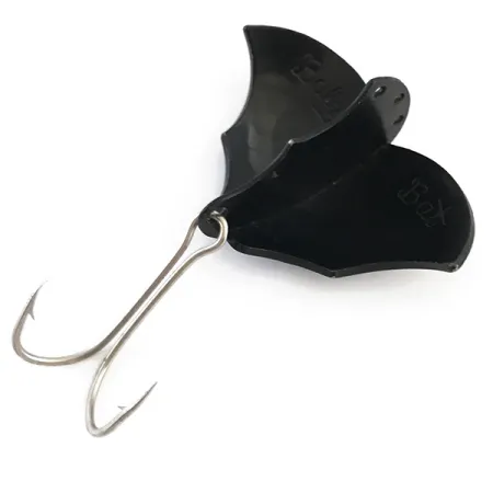Prescott Spinner Baby Bat Cuillère, Noir, 14g, Ailes Métal, #5409