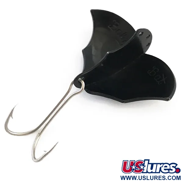 Prescott Spinner Baby Bat Cuillère, Noir, 14g, Ailes Métal, #5409