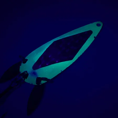 Marathon (with sonic blades) UV Cuillère, Jaune / Nickel, 16g, #5411