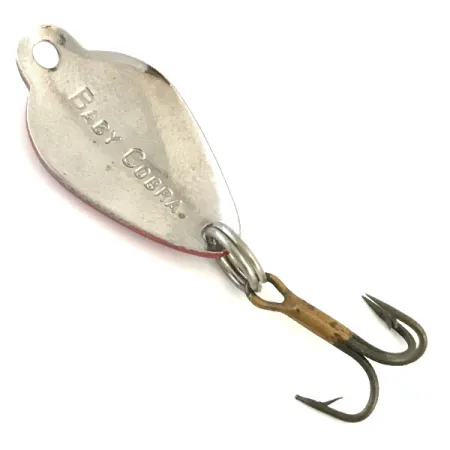 Acme Baby Cobra Cuillère, Rouge / Blanc / Nickel, 3g, Vintage, #5414