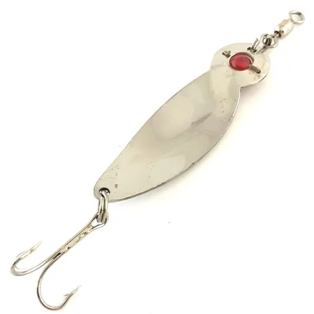 Gibbs One Eye Wiggler Cuillère, Nickel / Rouge, 16g, Perle, #5415