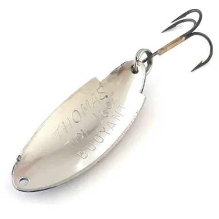 Thomas Buoyant Cuiller Ondulante, Nickel Martelé/Blue Trout, 5g, #5416