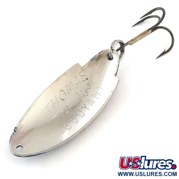 Thomas Buoyant Cuiller Ondulante, Nickel Martelé/Blue Trout, 5g, #5416