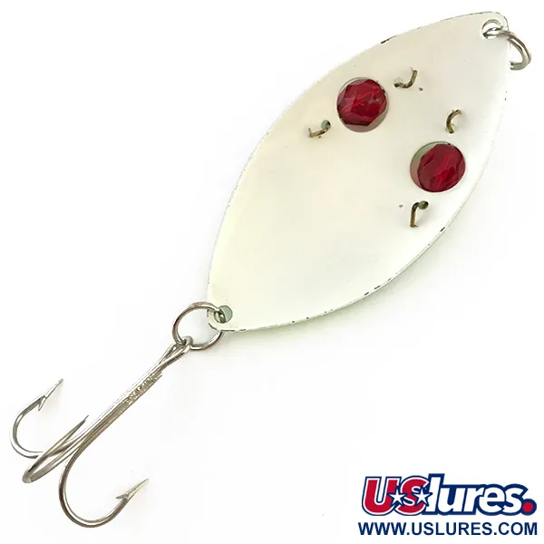 Cuillère Eppinger Red Eye Wiggler, Vert/Rouge/Blanc, 25g, Yeux, #5419