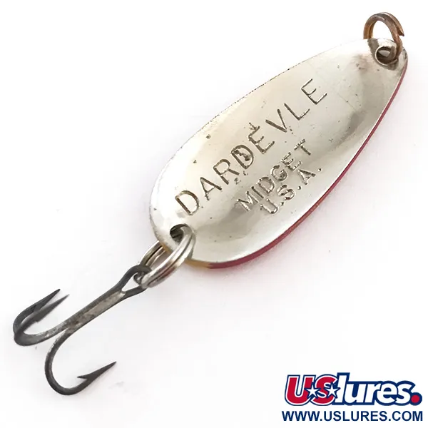 Eppinger Dardevle Midget Cuillère, Rouge/Jaune/Nickel, 6g, #5428