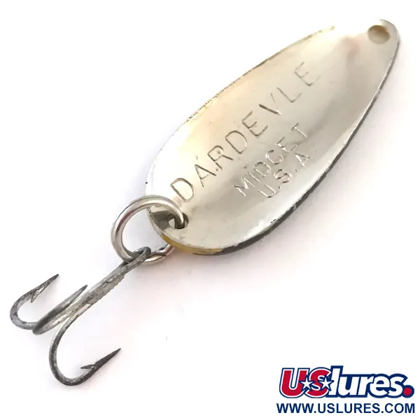 Eppinger Dardevle Midget Cuillère, Noir/Jaune/Nickel, 6g, #5429