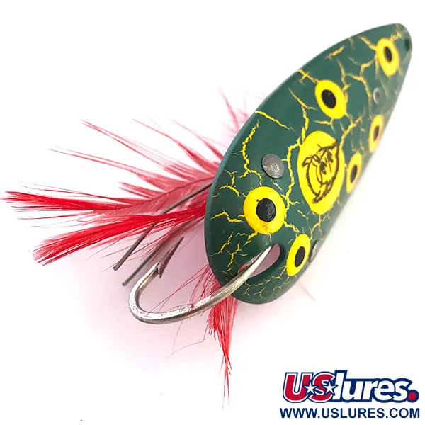 Eppinger Weedless Dardevle Dardevlet Cuiller, Frog, 21g, Anti-herbe, #5434