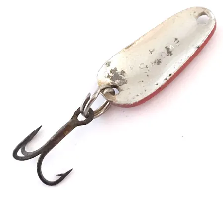 Cuillère Acme Salome, Rouge / Blanc / Nickel, 3.4g, Vintage, #5437