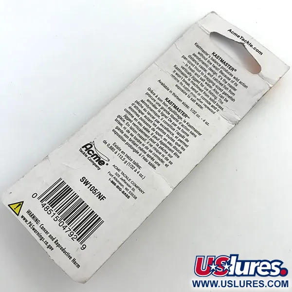 Acme Kastmaster Cuillère, Fluorescent Red, 3.5g, UV réactif, #5443