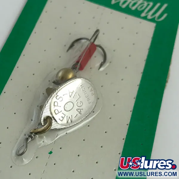 Mepps Aglia 0 Cuiller Tournante, Argent, 2,5g, Carte Originale, #5451