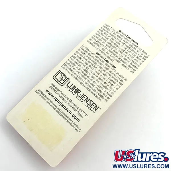 Cuillère Luhr Jensen Krocodile Die #4, Rouge/Blanc, 14g, Hameçon, #5453