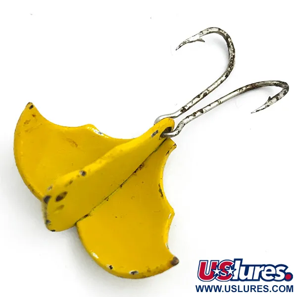 Cuillère Prescott Spinner Baby Bat, Jaune, 5g, Triple-Wing, #5455